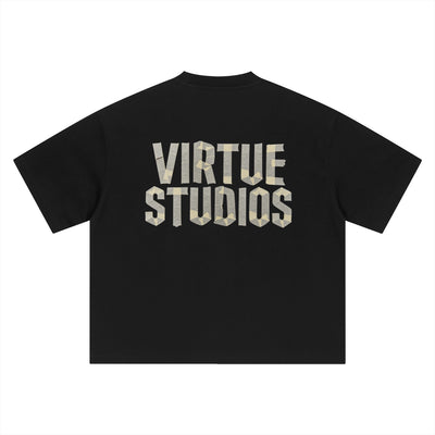 Tape Boxy Oversized T-Shirt
